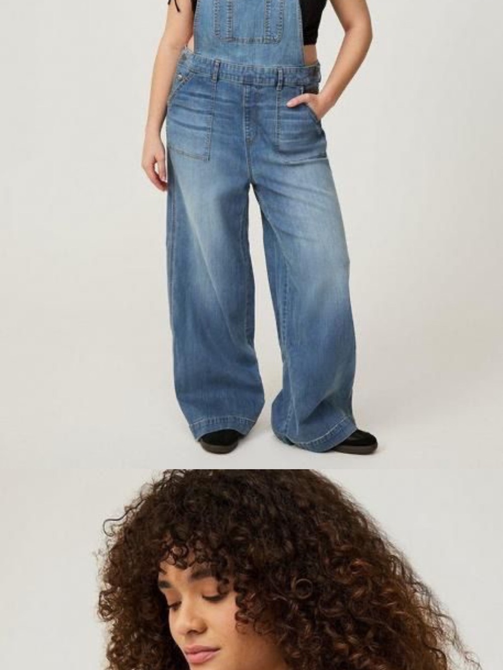 Torrid high rise wide leg overalls / bibs